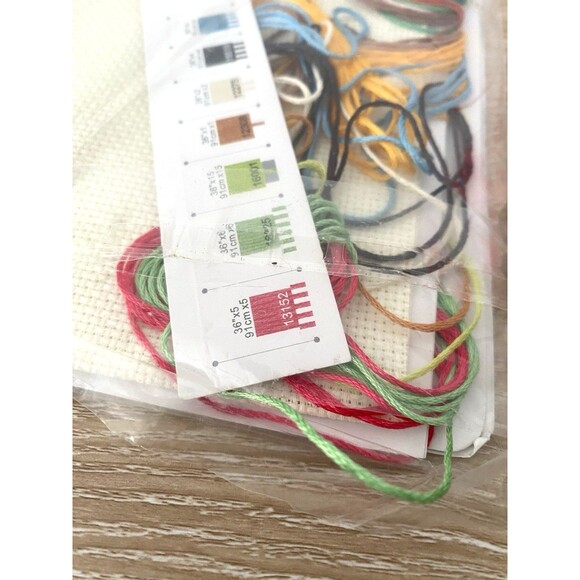 Dimensions Jungle Birth Record Cross Stitch Kit 10"x8" 70-35443 Open Package - Picture 6 of 6